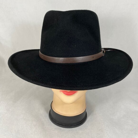 Scala C-Crown Pinch Front Fedora Hat / Indiana Jones Style NWOT - Picture 7 of 10